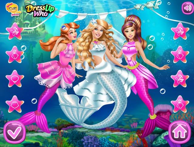 barbie mermaid wedding